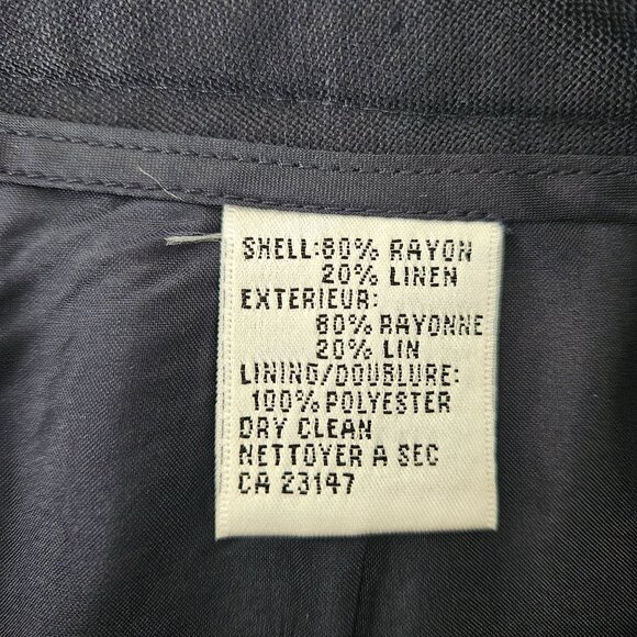 Talbots Womens Dress Pants Blue Pockets Size 6 Petite Stylish Career - Picture 7 of 8